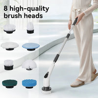 8-in-1 Cordless Power Spin Scrubber