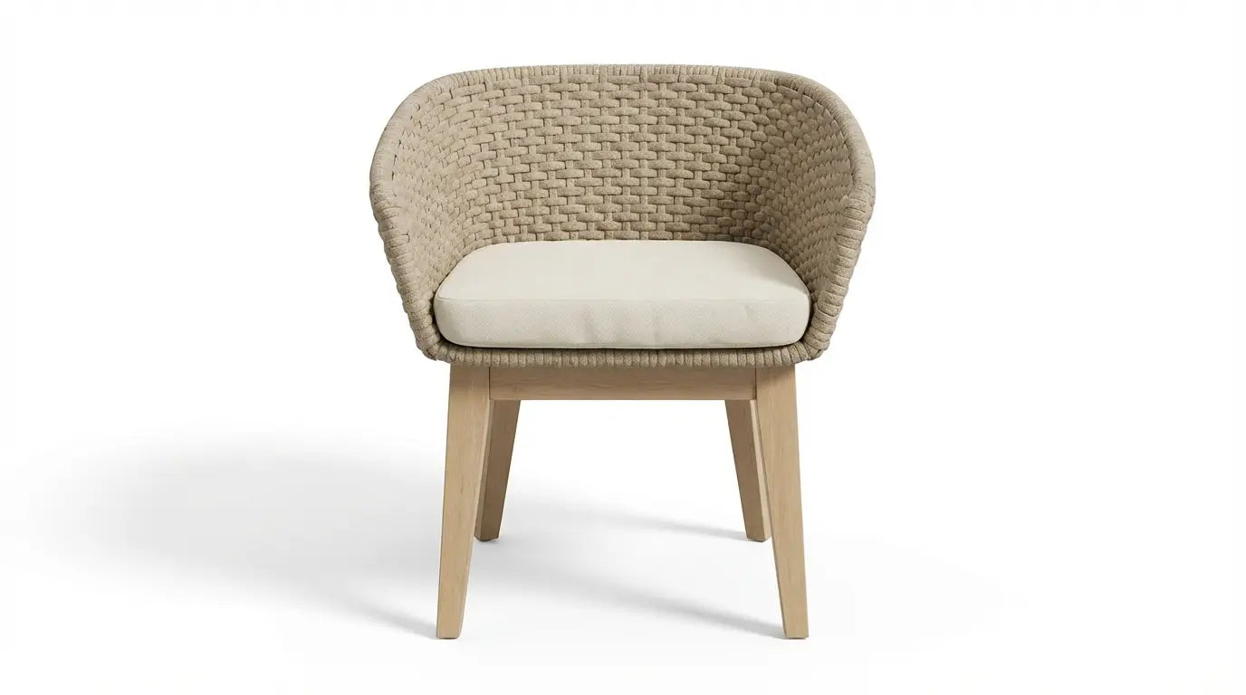 Roma 2 Seater Round Sunray Bistro Set with Eden Dawn Chair