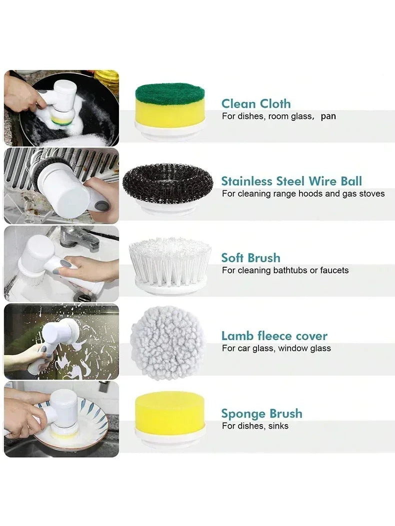 Cordless 5-in-1 Power Scrubbing System